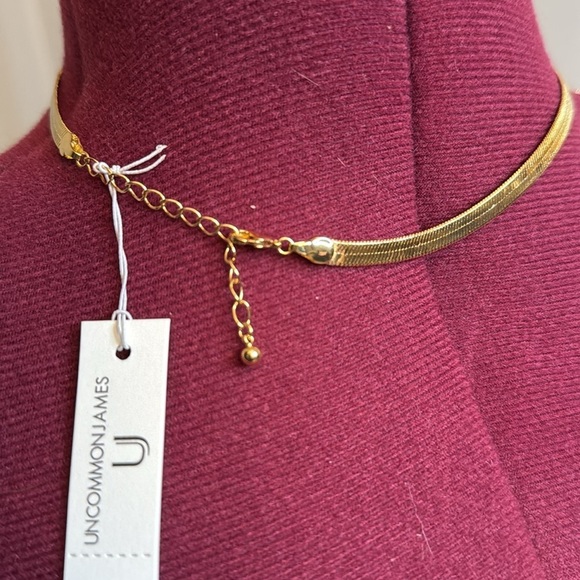 Uncommon James VENETIAN HERRINGBONE Y-NECKLACE IN GOLD - Picture 5 of 6